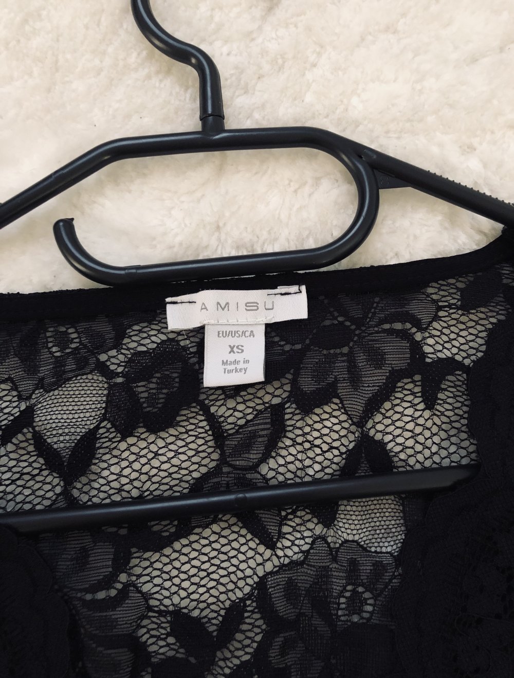 Crop Top Spitzenshirt ?