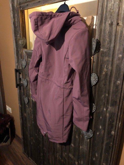 Beerefarbene Allwetter-Jacke, 34