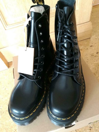 Dr Martens Jadon Black Plateaustiefelette