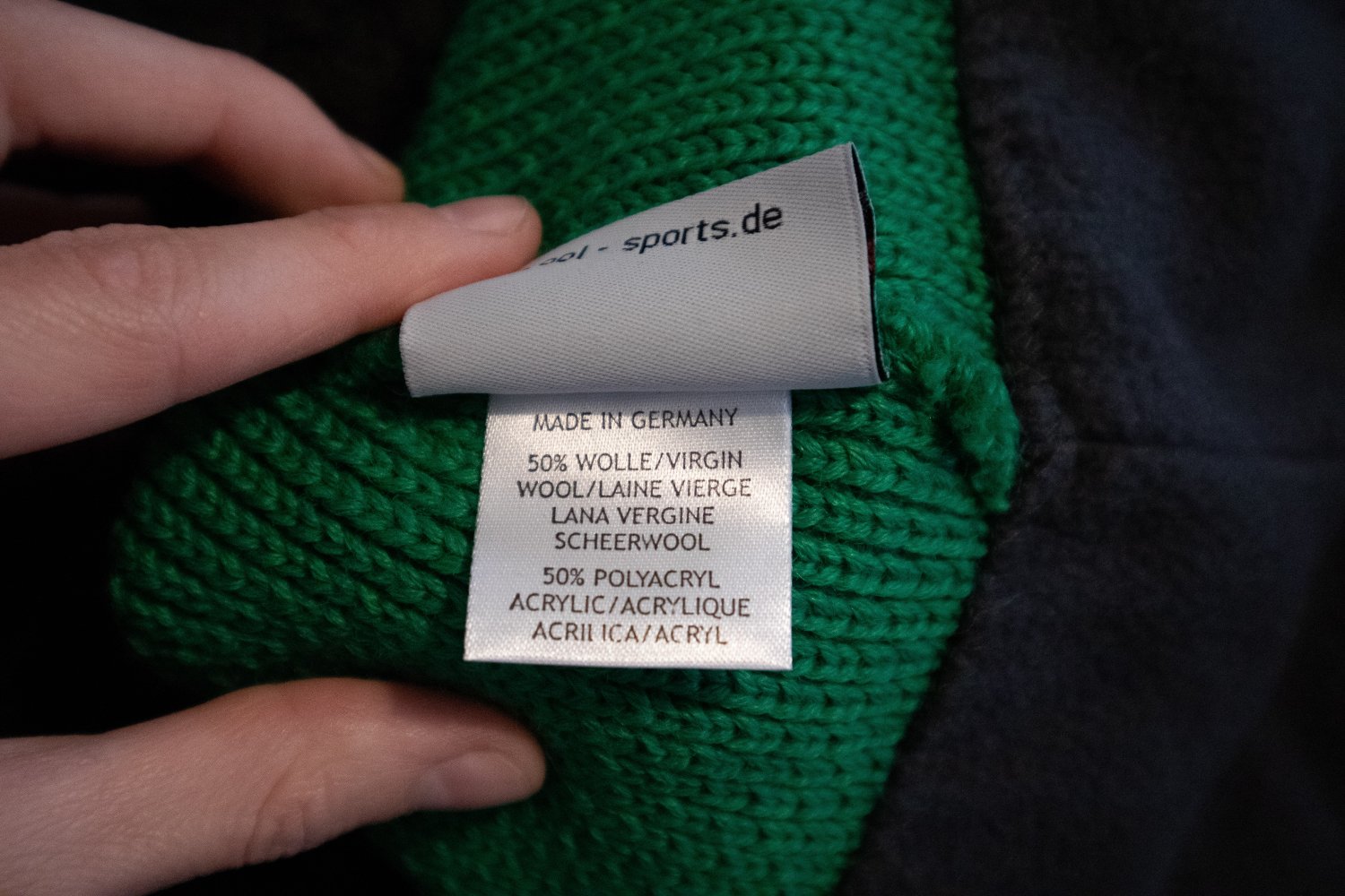 Wollmütze von Veltins, Grüne Mütze mit Veltinslogo NEU 