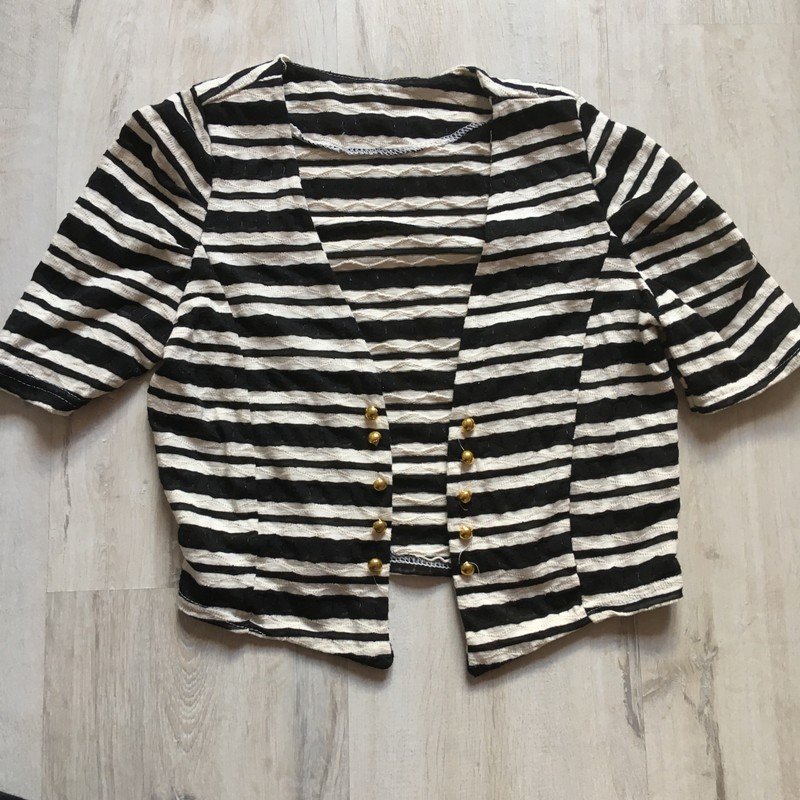 Vintage boller streifen knöpfe