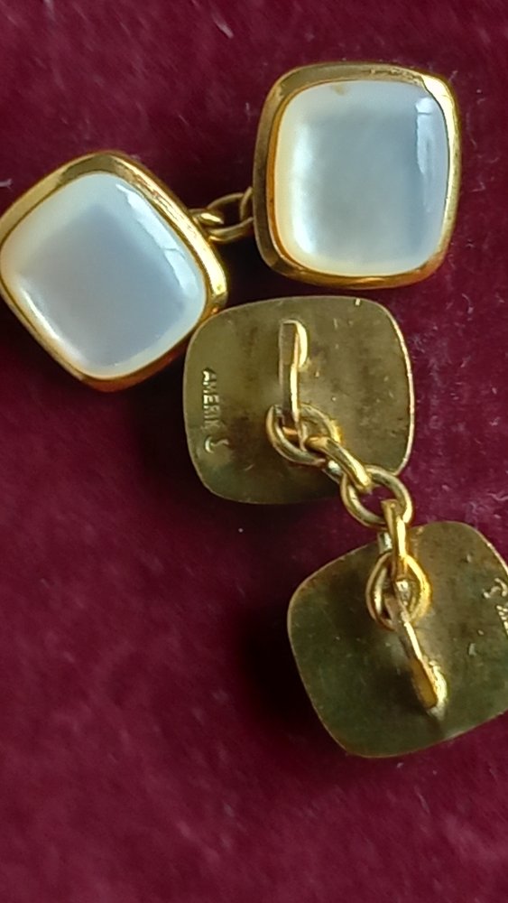 sehr schöne 1950s Mid Century Vintage Herren-Manschettenknöpfe*