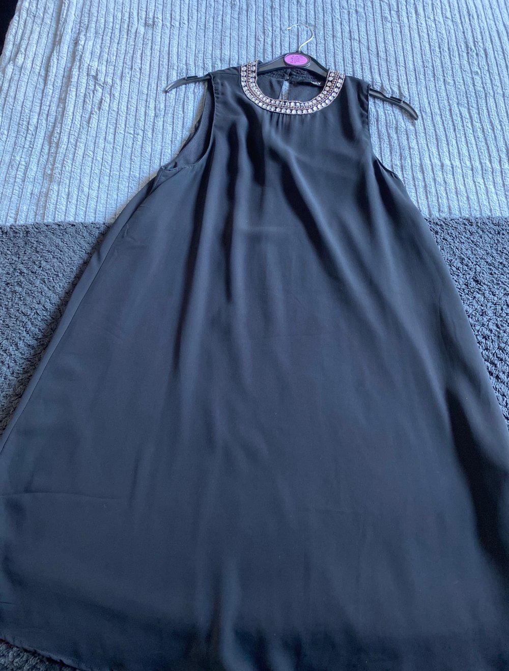 Kleid mit Strass, Damen, Gr. 34