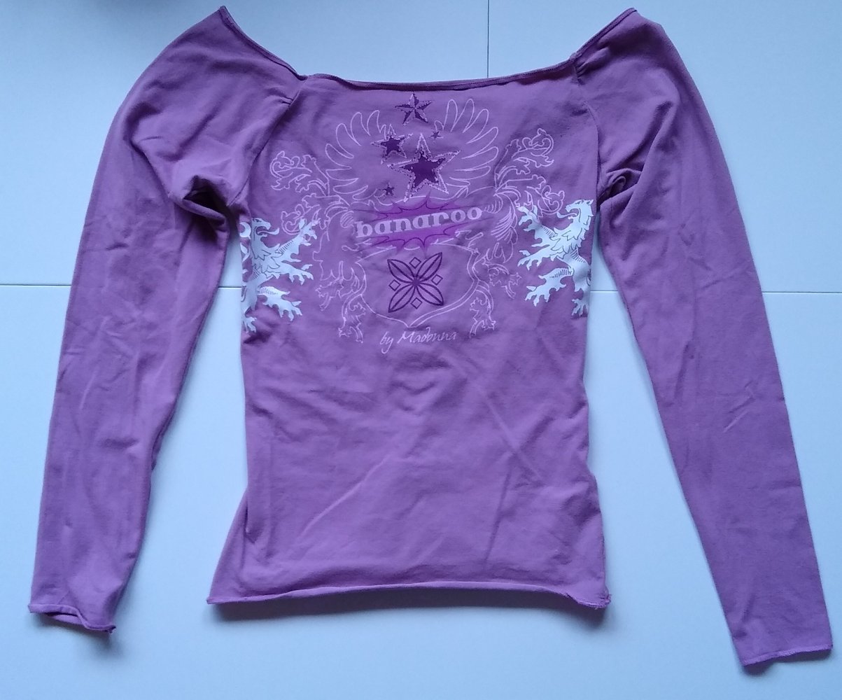 Langarmshirt mit raffinierter Schnürung am Rücken, Größe XS