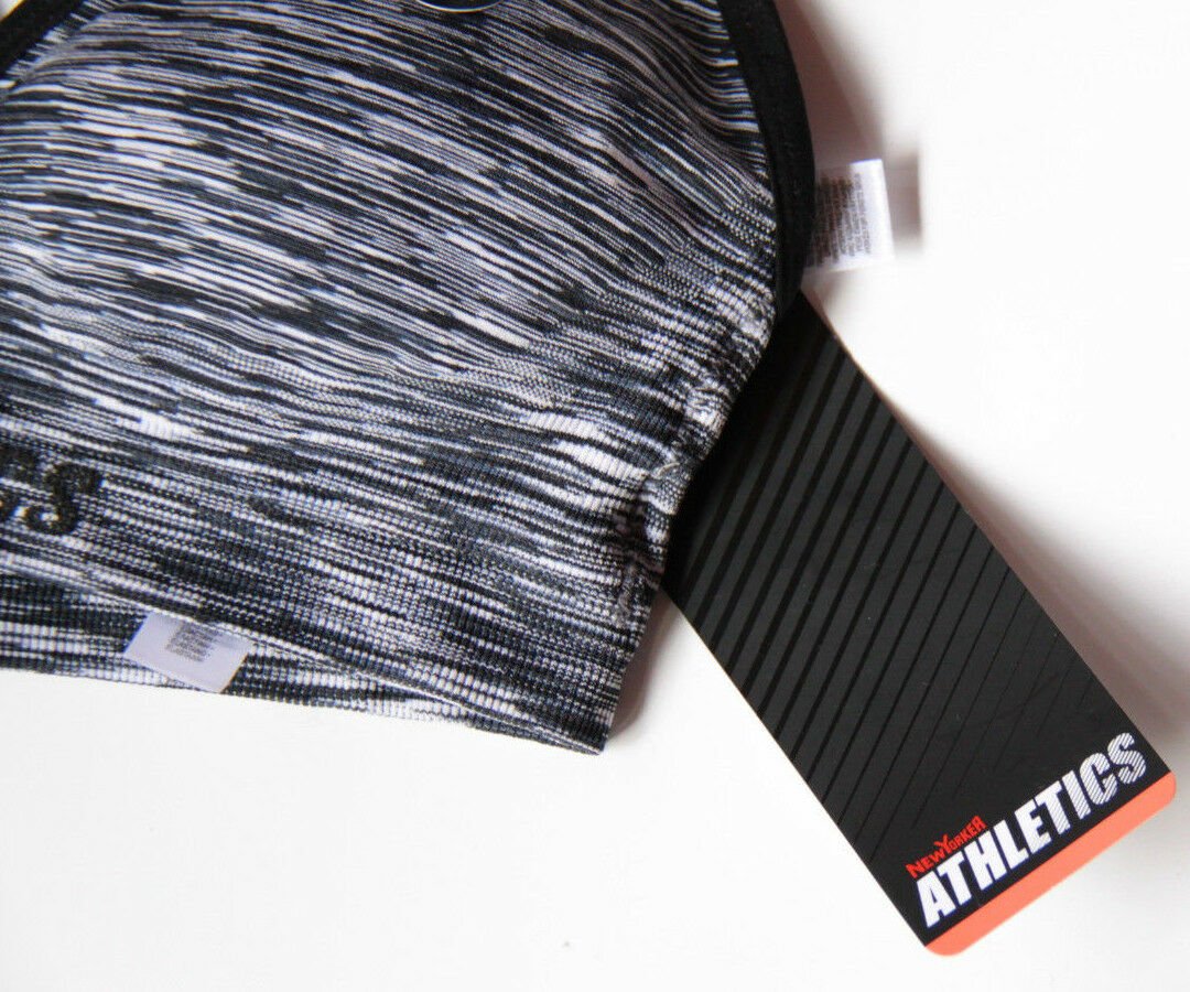 Sport-BH, neu mit Etikett, schwarz-grau, Größe M, Kaufpreis 12,95