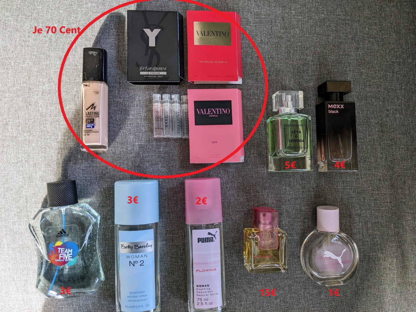 Düfte Parfum, Proben, Make up, Puma flowing woman, mcm, Mexx, YSL, black opium, adidas team five