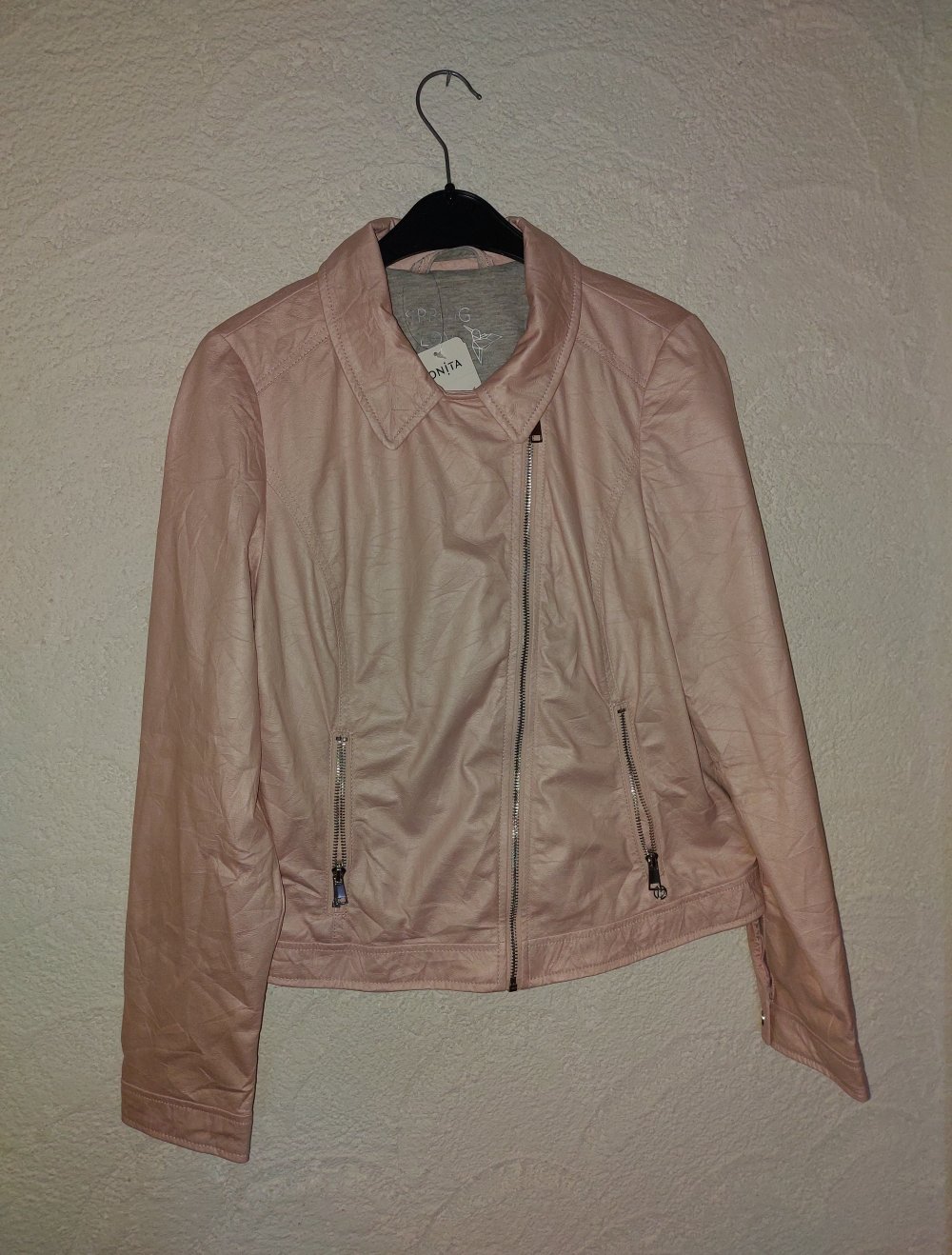 Lederimitat Jacke Mit Etikett