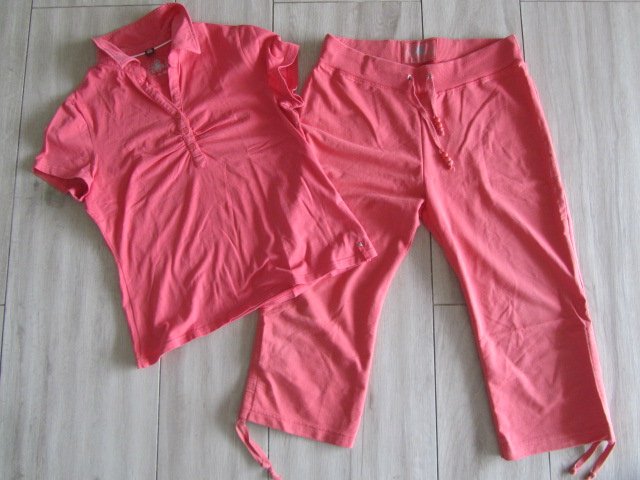 TCM 3/4-Sporthose/Relaxhose Gr.40/42 + passendem Poloshirt