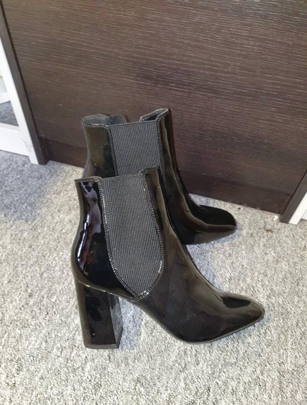 Lackstiefeletten NEU