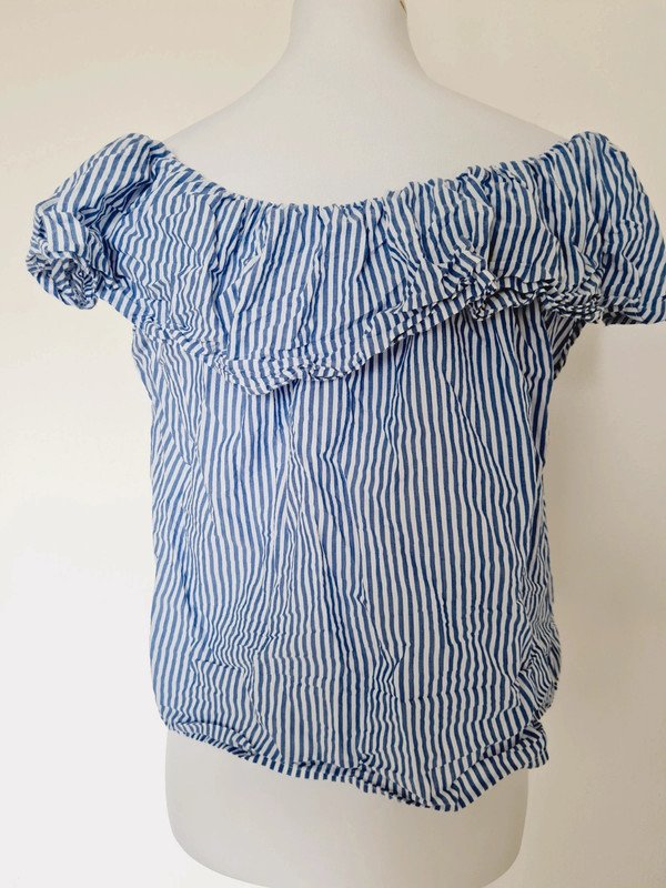 Shirtbluse mit Volant
