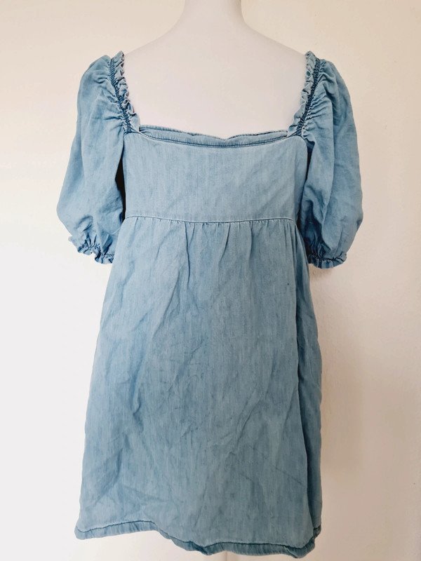 Babydoll-Kleid in Jeansoptik