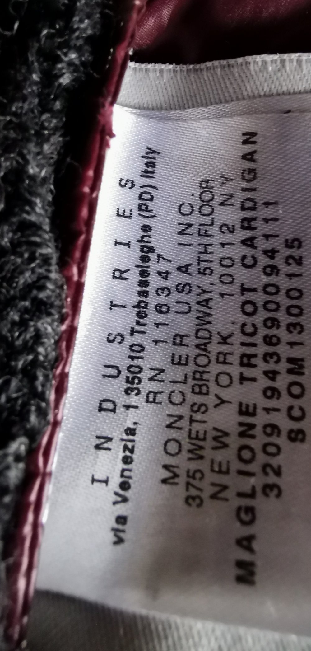 Montcler Strickjacke Daunenjacke Mix