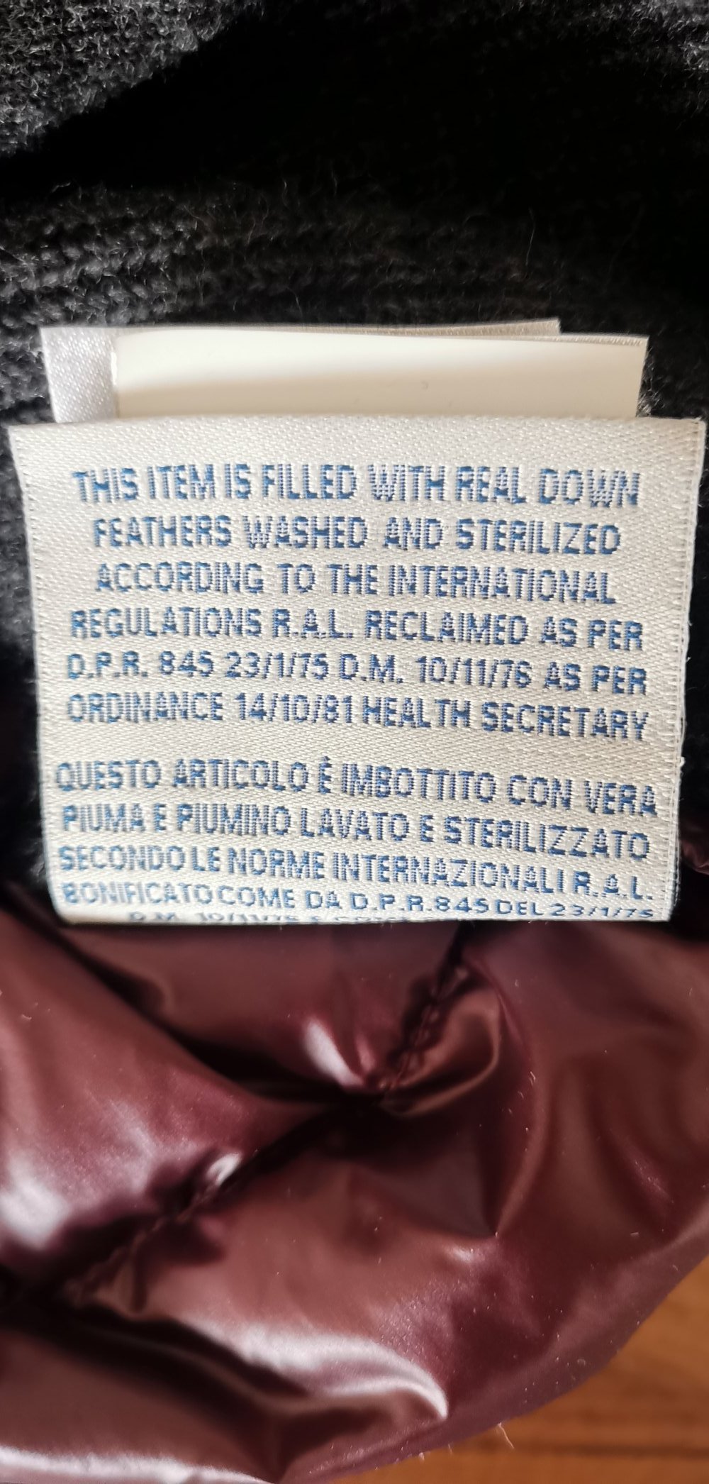 Montcler Strickjacke Daunenjacke Mix