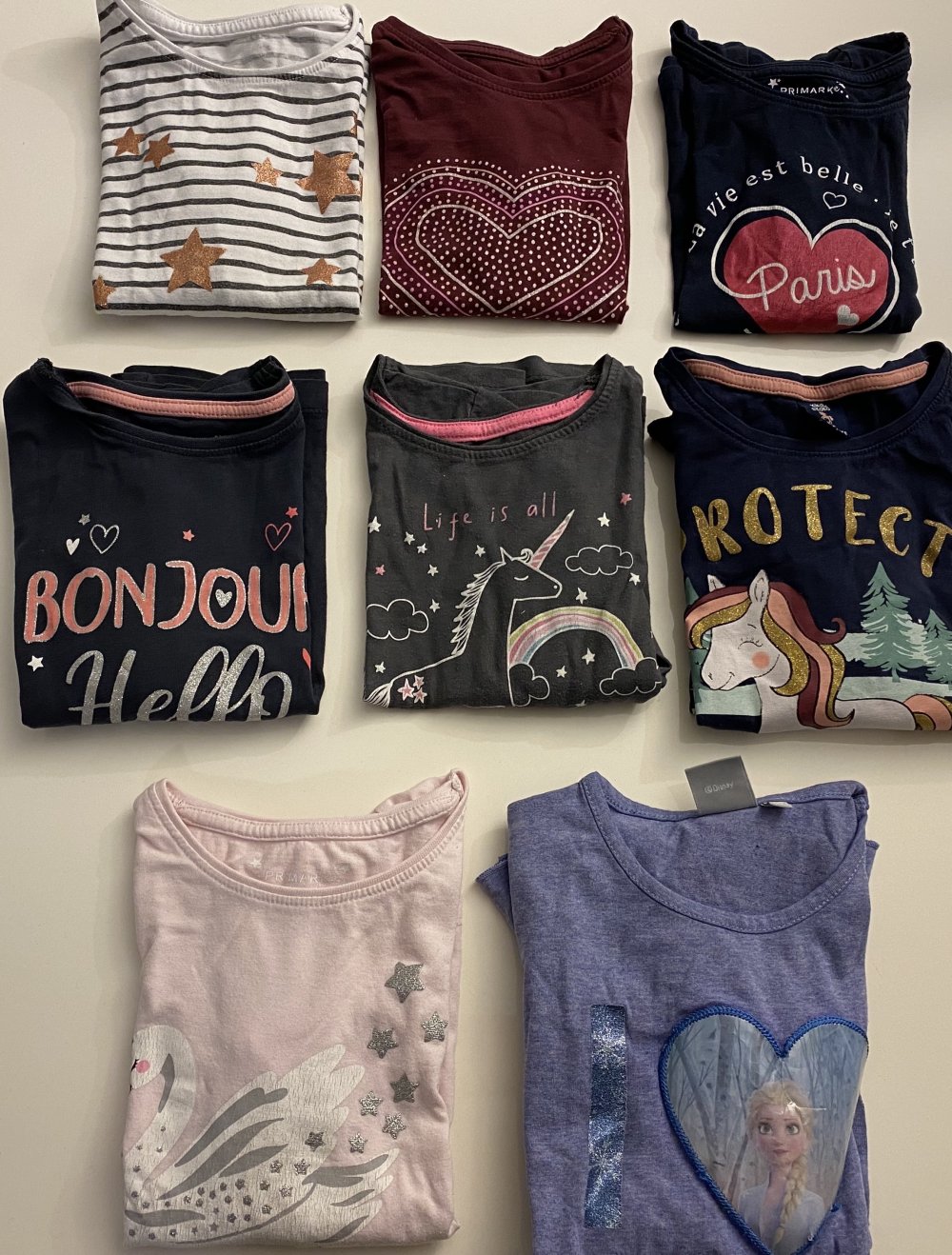 Paket as 8 Sweatshirts von Primark Größe110
