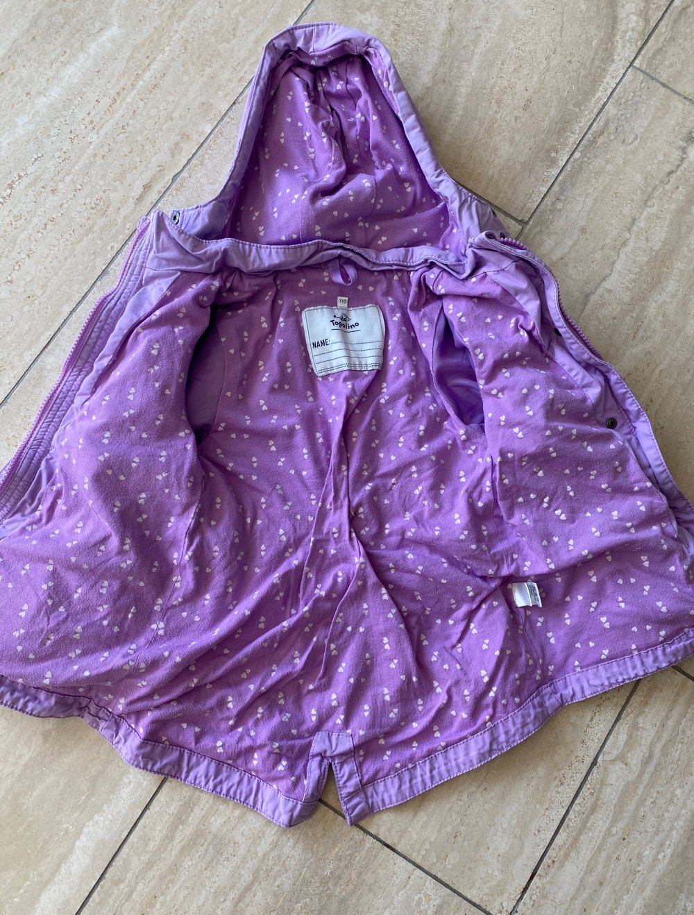 Lila Übergangsjacke Frühling/Herbst Topolino/Ernstings Family