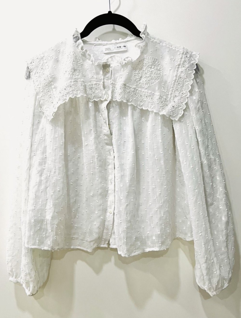 Zara romantische Bluse 152 top