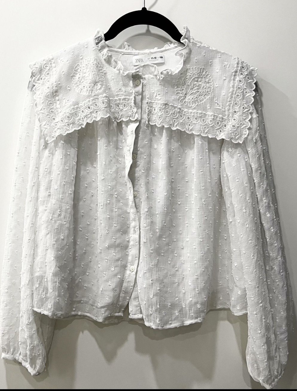 Zara romantische Bluse 152 top