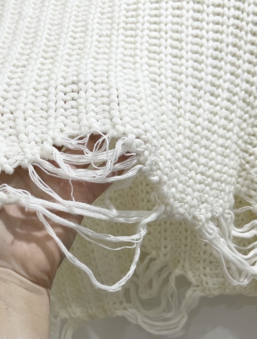 Fransen Pullover Risse stylish neu Xs