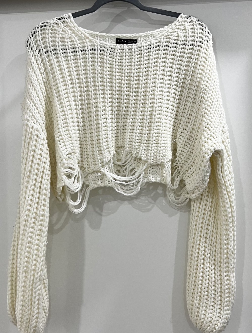 Fransen Pullover Risse stylish neu Xs