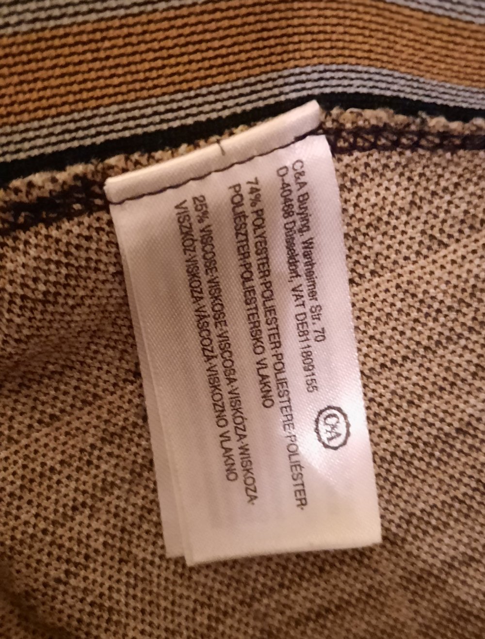 graukarierte Leggins, 7€