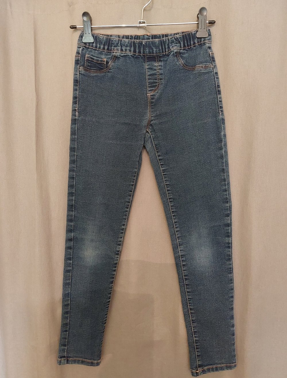 blaue Jeansjeggins, 3€