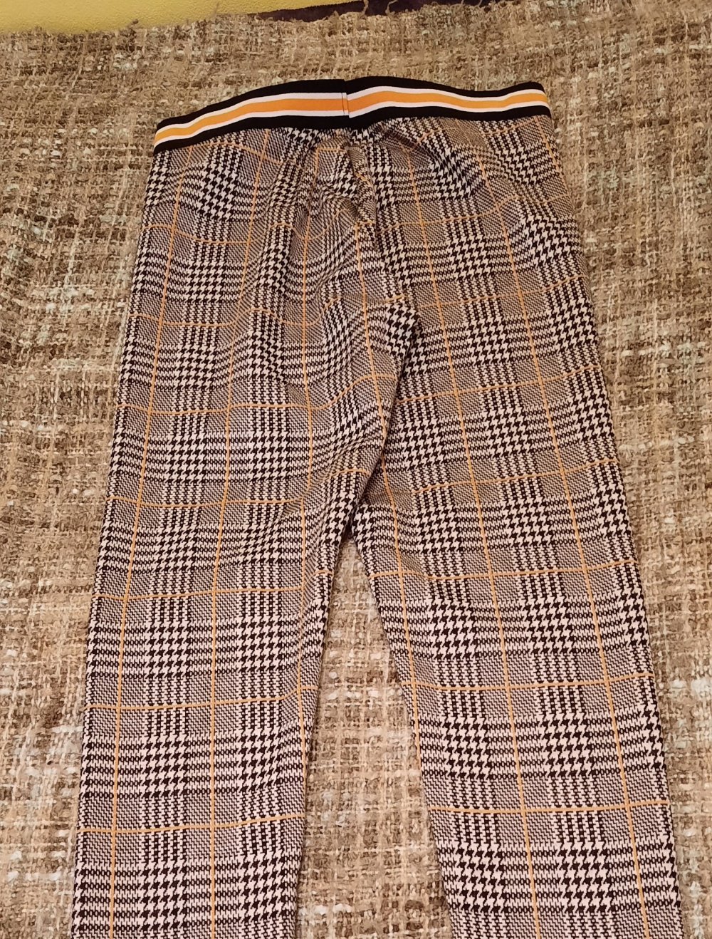 graukarierte Leggins, 7€