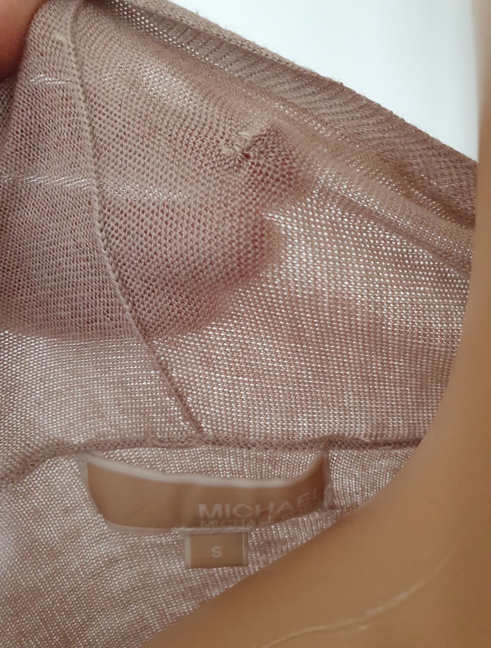 Michael Kors Strickjacke beige S 36 Cardigan