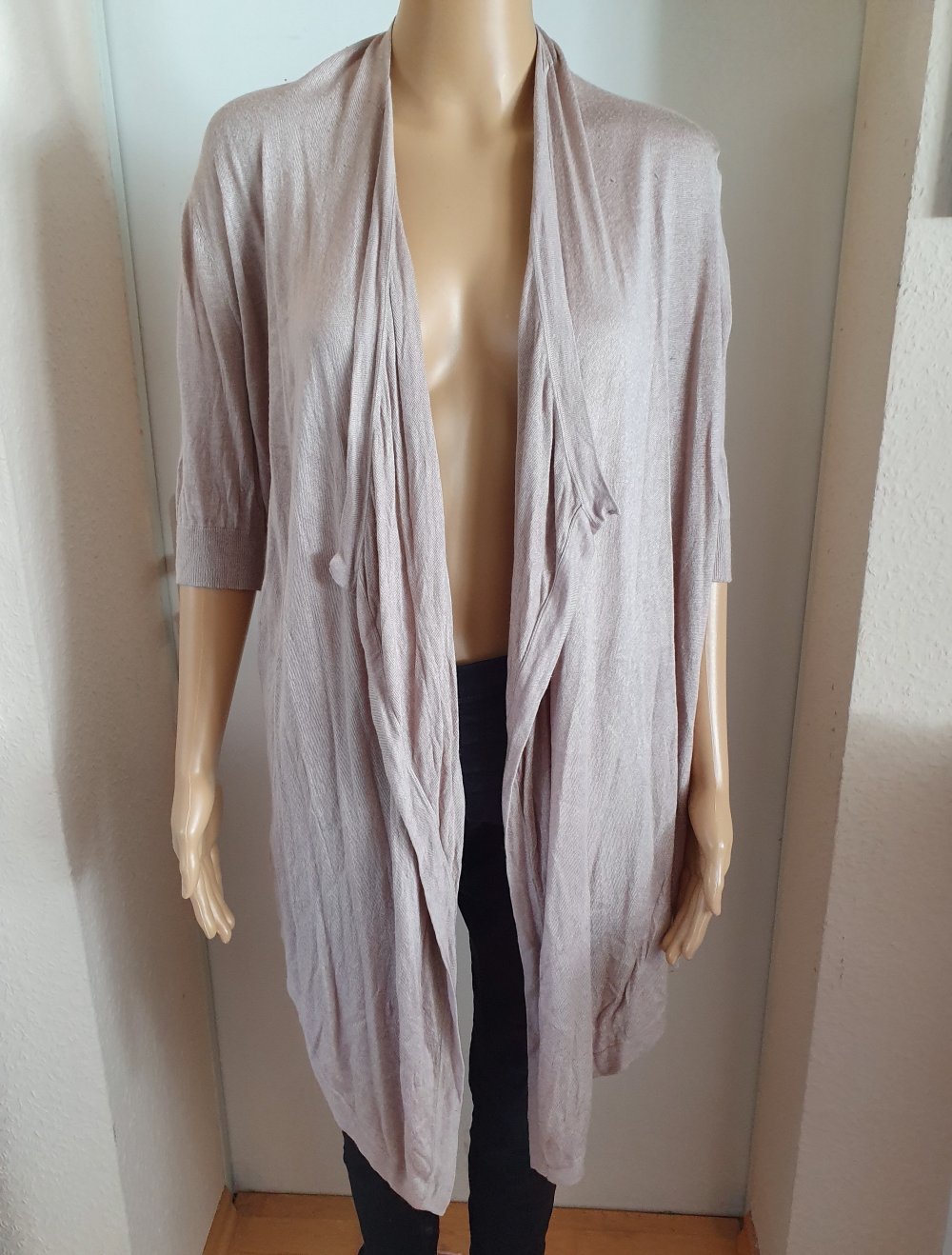 Michael Kors Strickjacke beige S 36 Cardigan