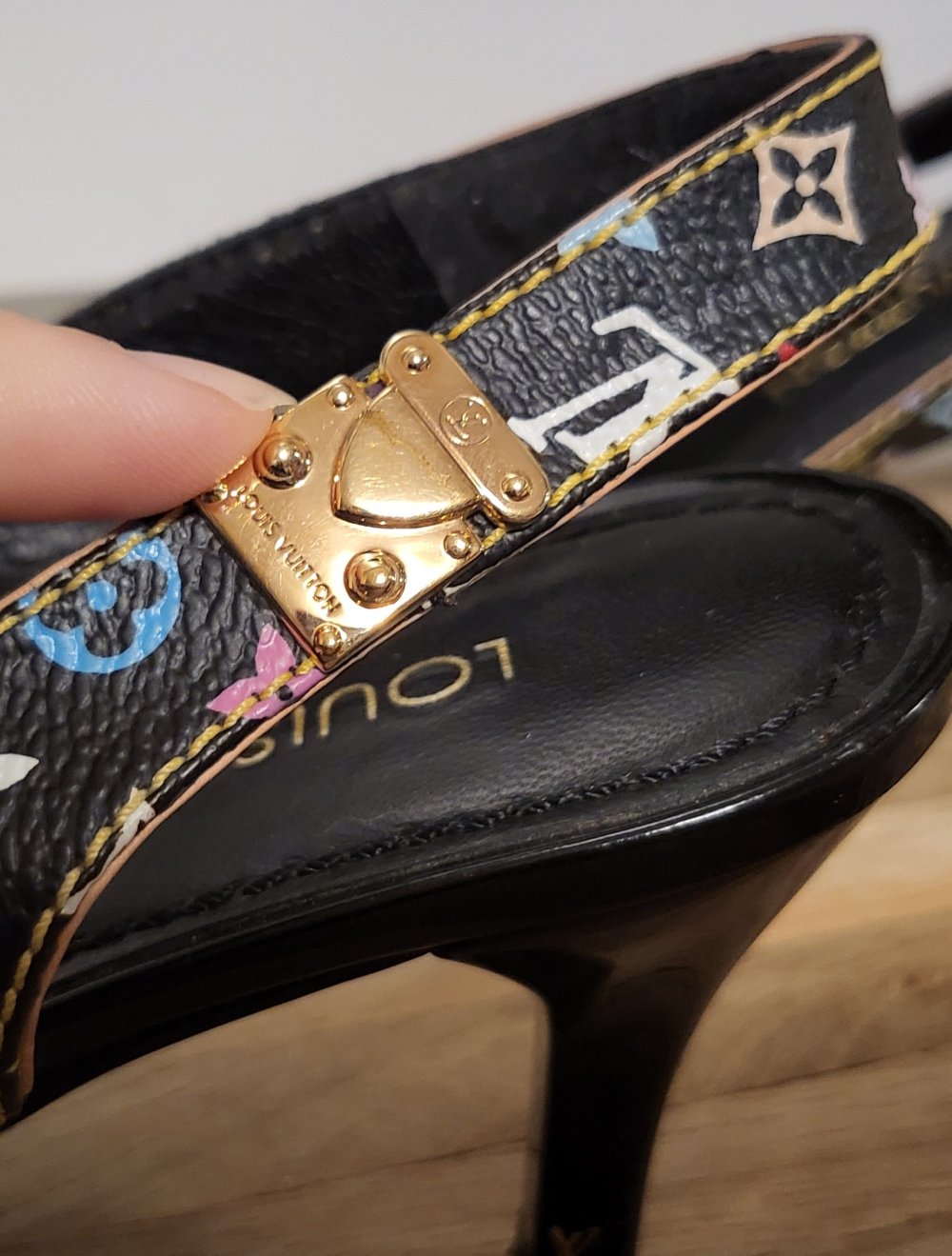 louis vuitton pumps 38 getragen eher 39