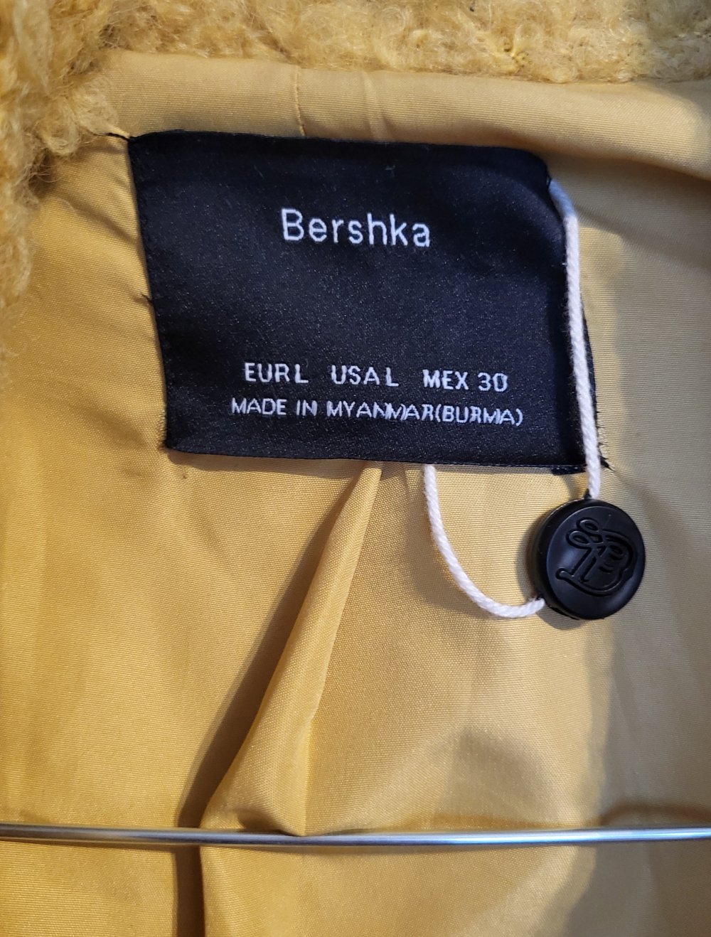 bershka Tedimantel Wollmantel L 42 XL
