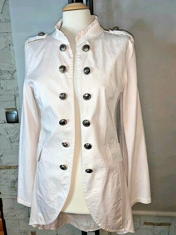 Jacke Sacco Cardigan  in gr 38-42  Farbe Beige  Motiv Knopfe