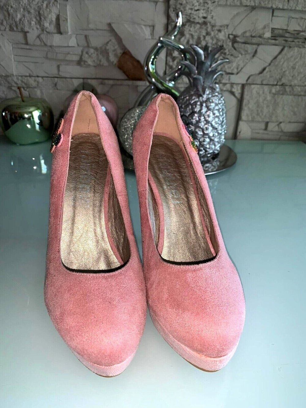 High Heels Rainbow  Sandalleten Pumps in gr 39 Farbe Rosa 