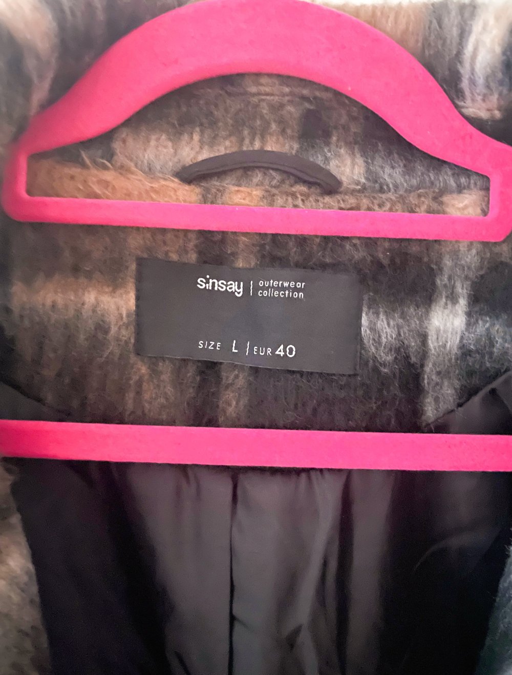 wollmantel damen von sinsay gr L