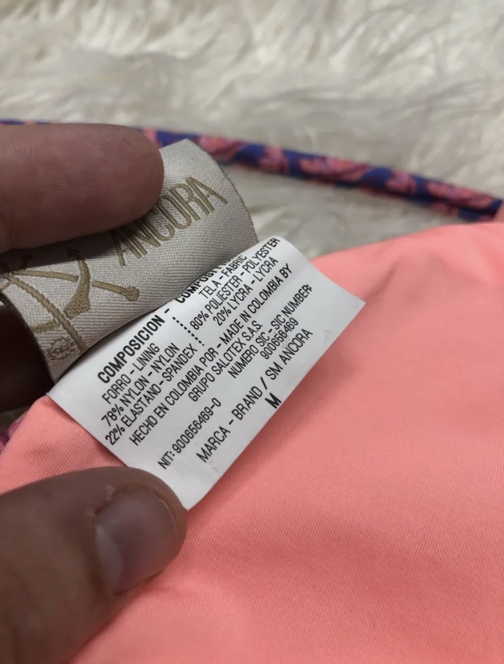 extravagant gemustertes Bikini Oberteil