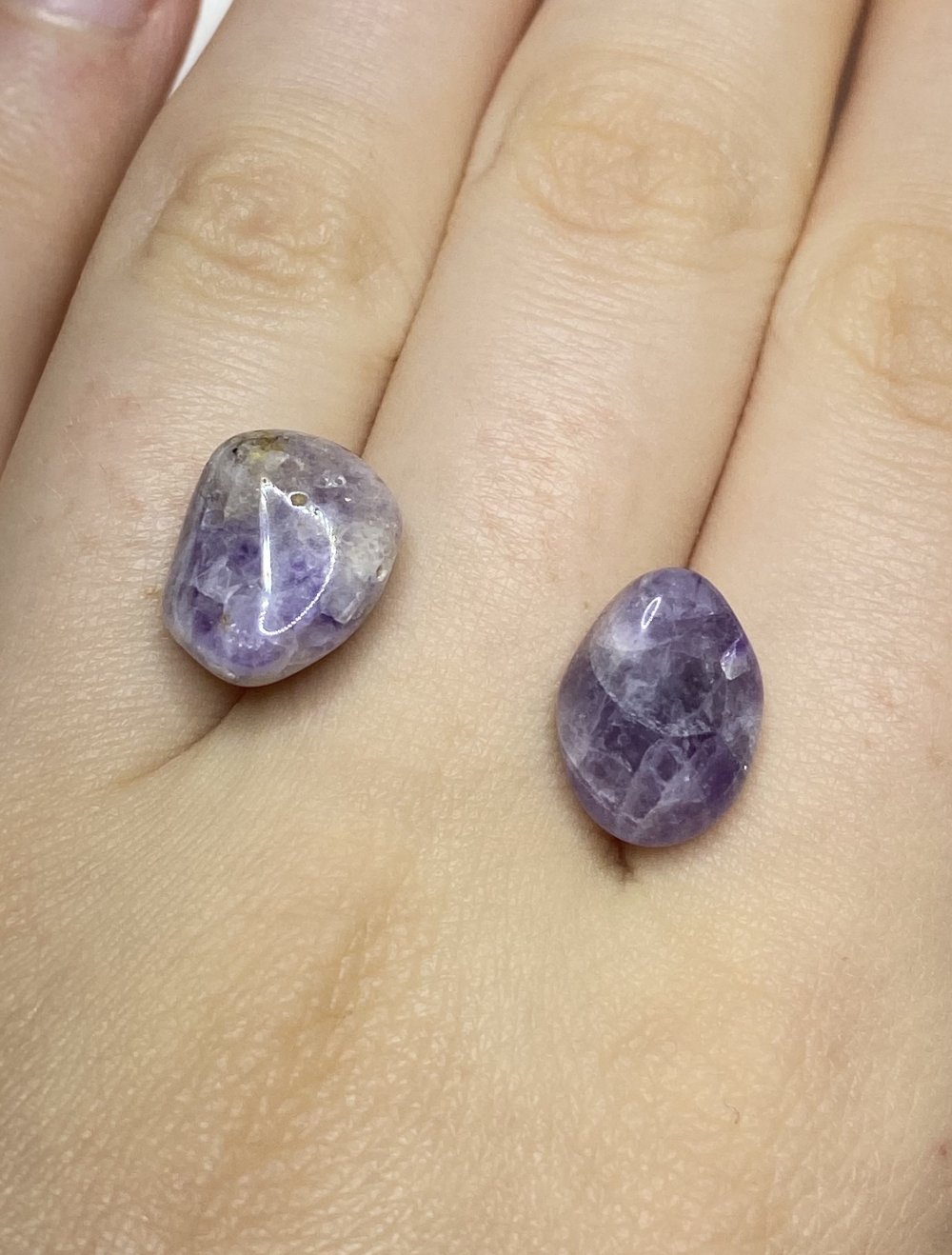 Kleine Amethyst Ohrstecker