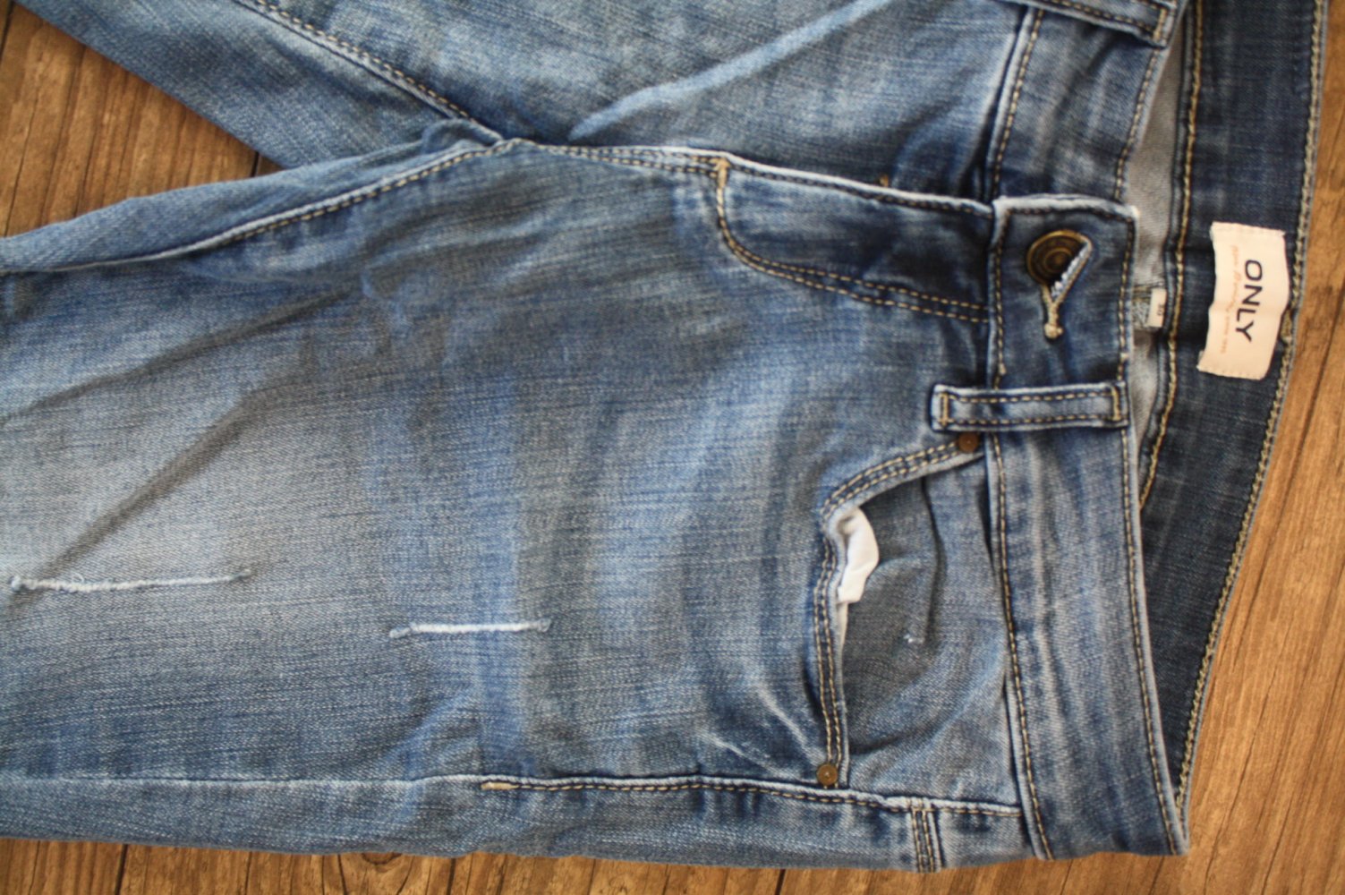 Only Blue Denim Skinny Röhre Slim Low waist Jeans Blue Jeans W 27 Jeans Xs 34 36 Skinny 