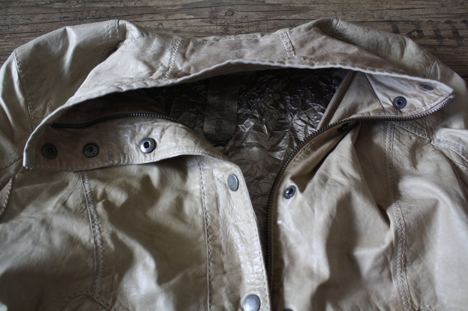 Lederjacke Echtes Leder echtlederjacke butterweiches Leder mauritius Sommerlederjacke M 40