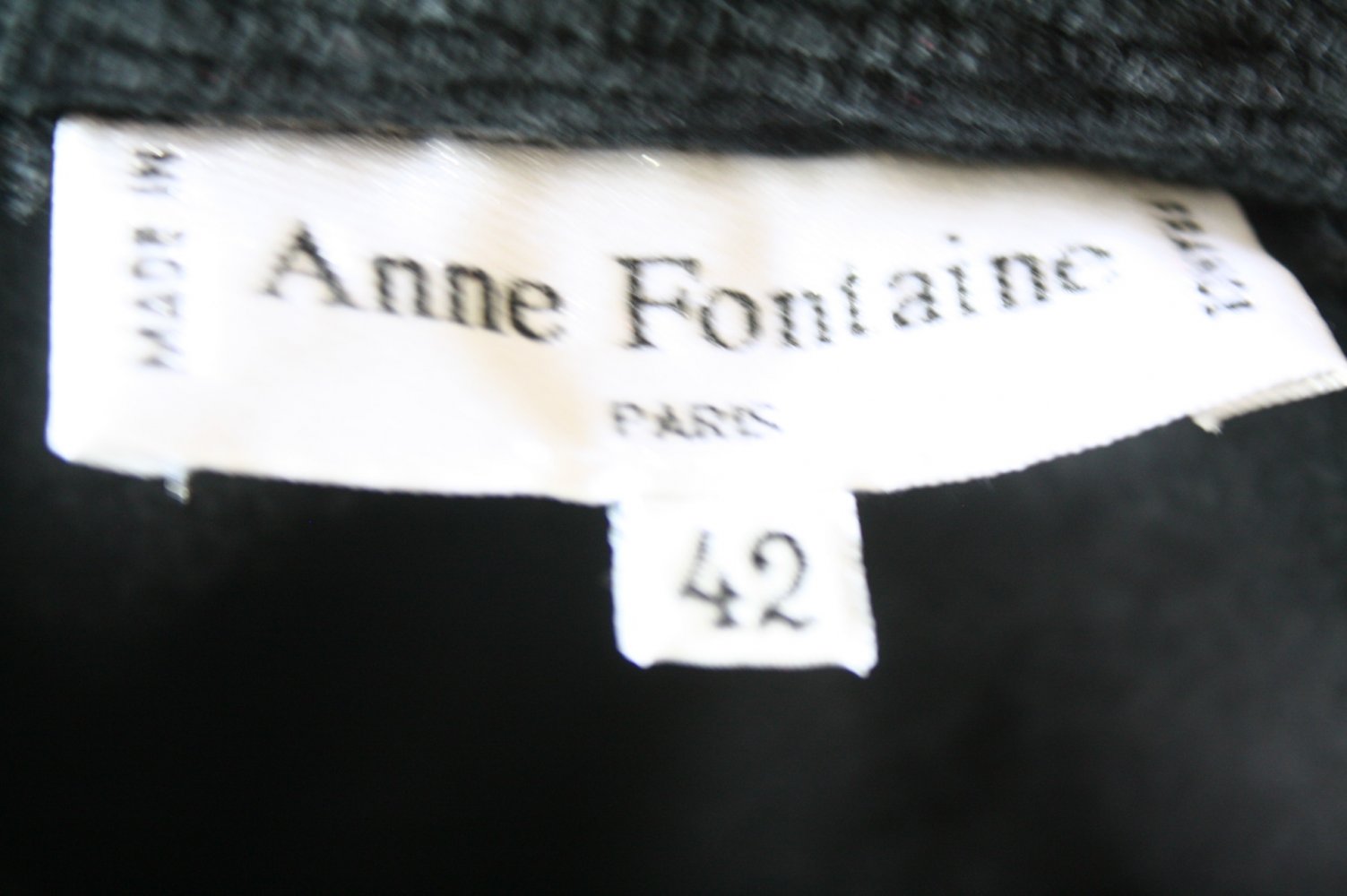 Anne Fontain Paris Rüschenpullover  Voilantpullover Trompetenärmel Glockenärmel  Coachella 42 Luxus Designer NP 250