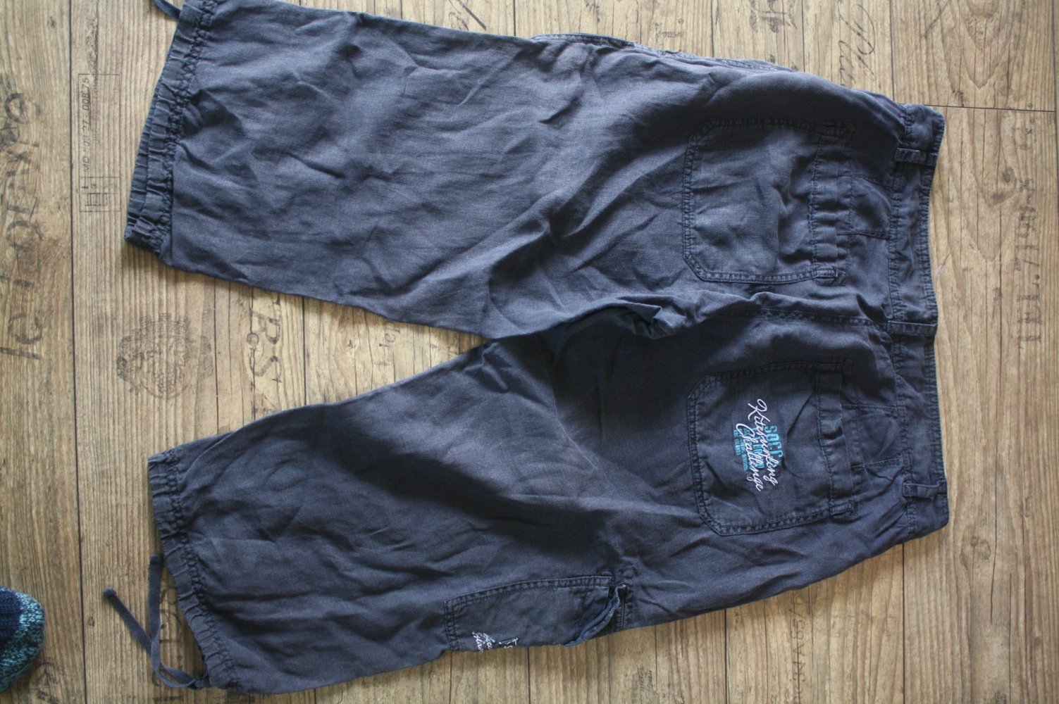 Soccx Leinenhose Knickerbocker mit Leinen 40-42 Knielang Sommerhose