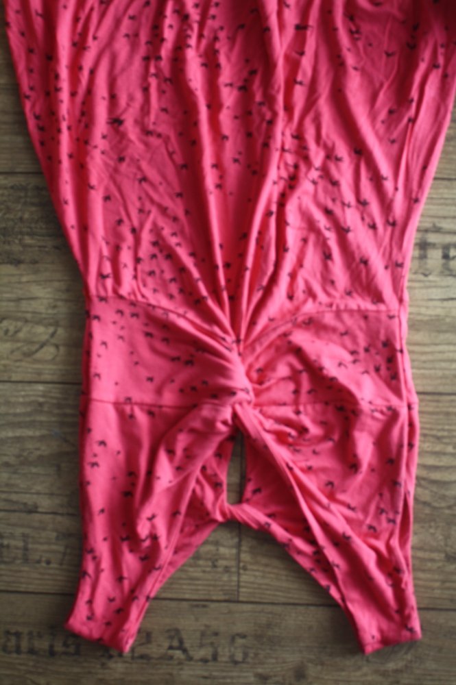 Sommerkleid  Bird Vögel Jerseykleid lässiges Hängerchen XS / 34 