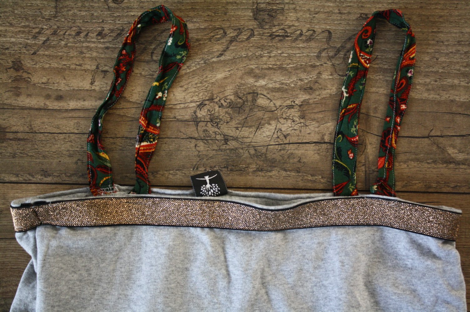 ThREE Sommerkleid Trägerkleid Gypsy buntes Kleid Hippiekleid Boho Goa Ethno S 36