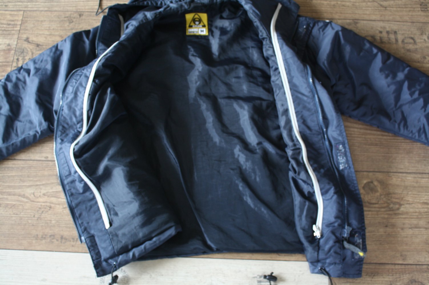 Smog Herren Jacke Anorak Outdoorjacke Übergangsjacke Nylon M Kapuzenjacke