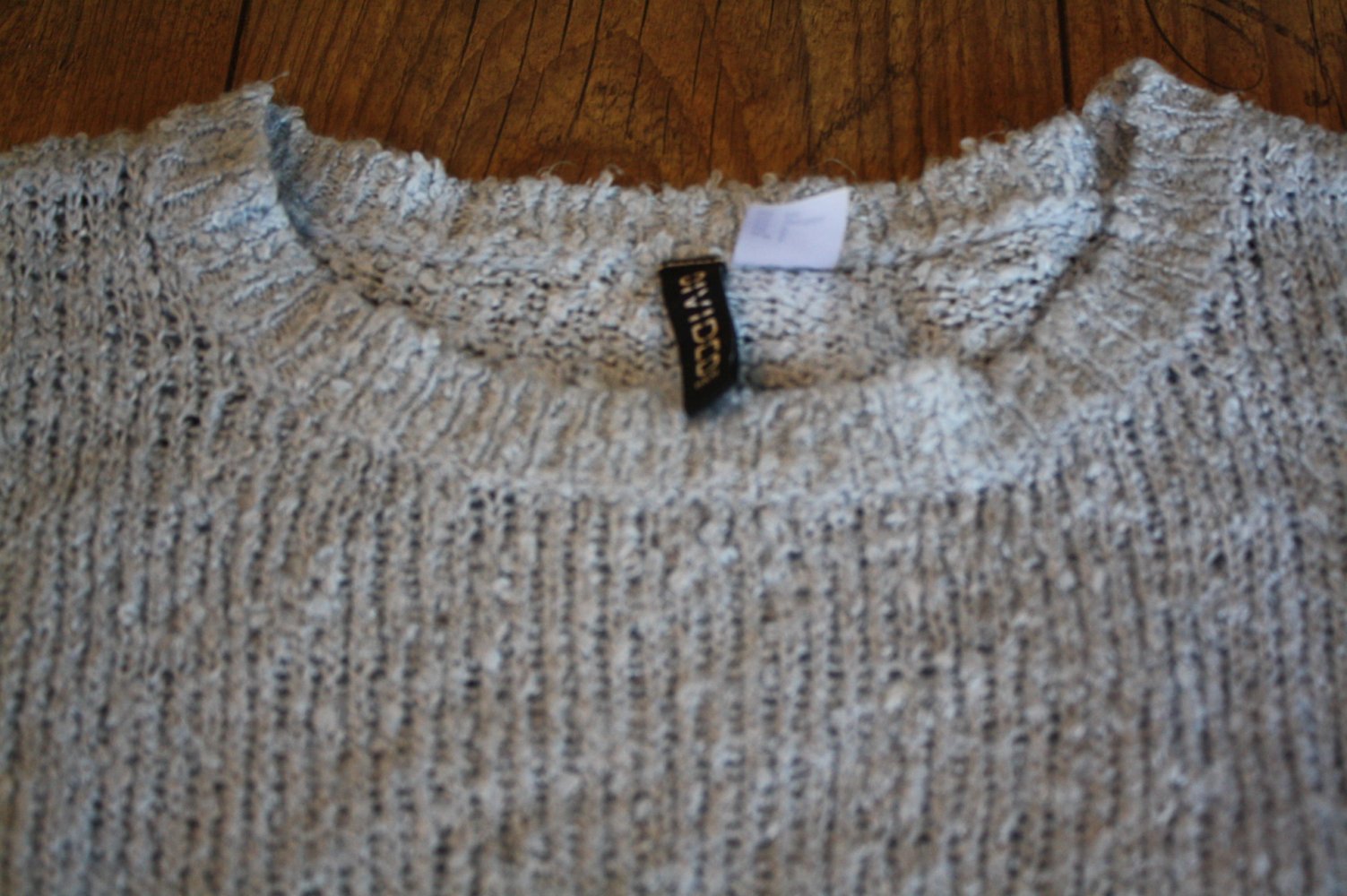 Hellblauer Strickpullover Strick Grobstrick S 36 Vintage Hippie Goa Pulli Strickpulli 