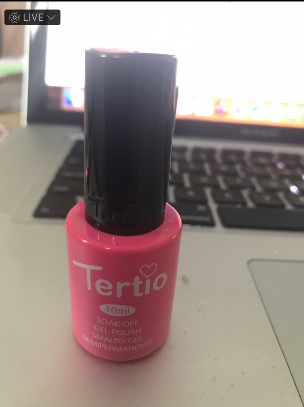 TERTIO Gellack neonpink Nagellack UV Lack 5 ml neu 