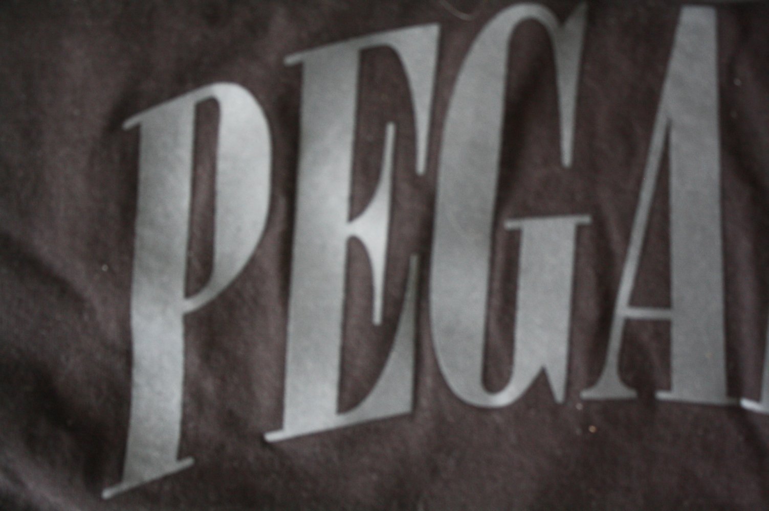 Pecador tiefschwarzes Tshirt Herren Shirt Print reine Baumwolle L 