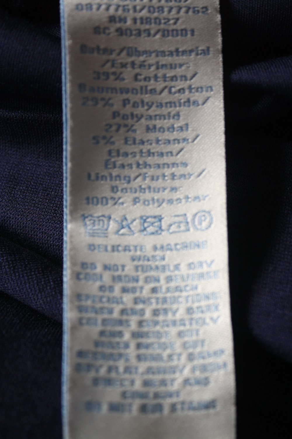 Rock von Boden knielang Jerseyrock klassischer Rock dunkelblau 42-44 mattblau