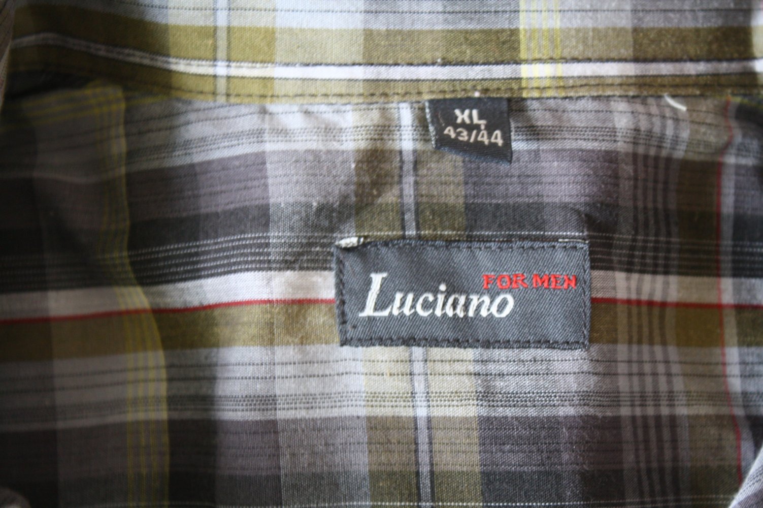 Luciano Vintage Herren Hemd XL kariert neuwertig
