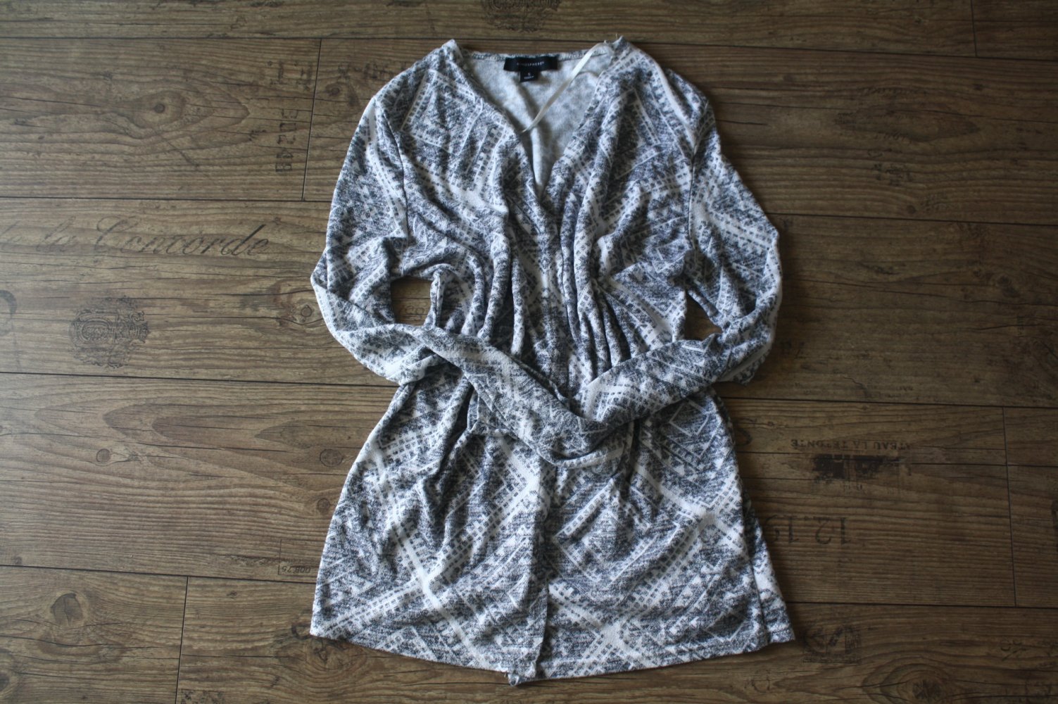 Leichter Ethno Indie Hippie Strickjacke Cardigan 36 38 Fein-Strickcardigan