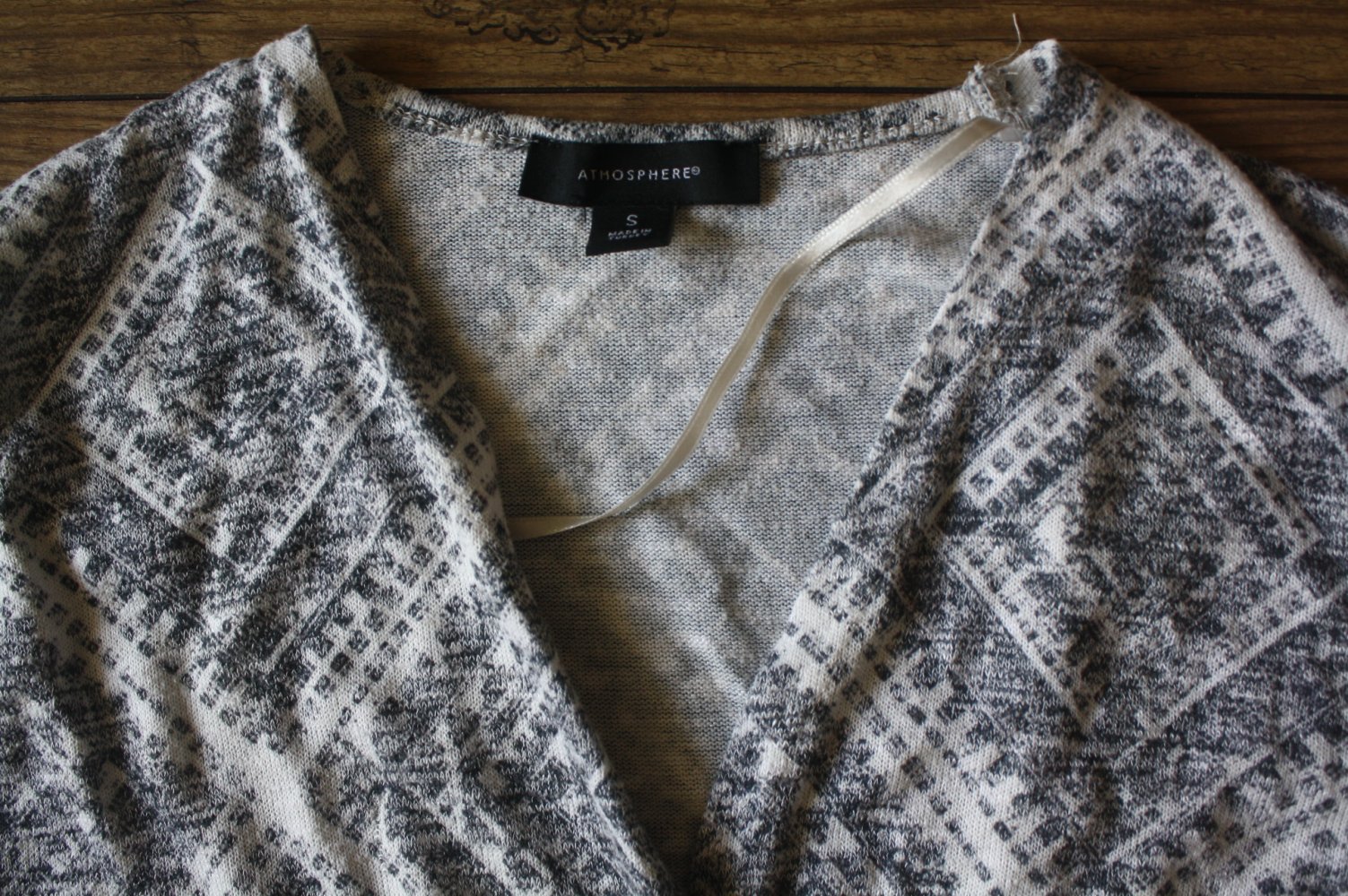 Leichter Ethno Indie Hippie Strickjacke Cardigan 36 38 Fein-Strickcardigan