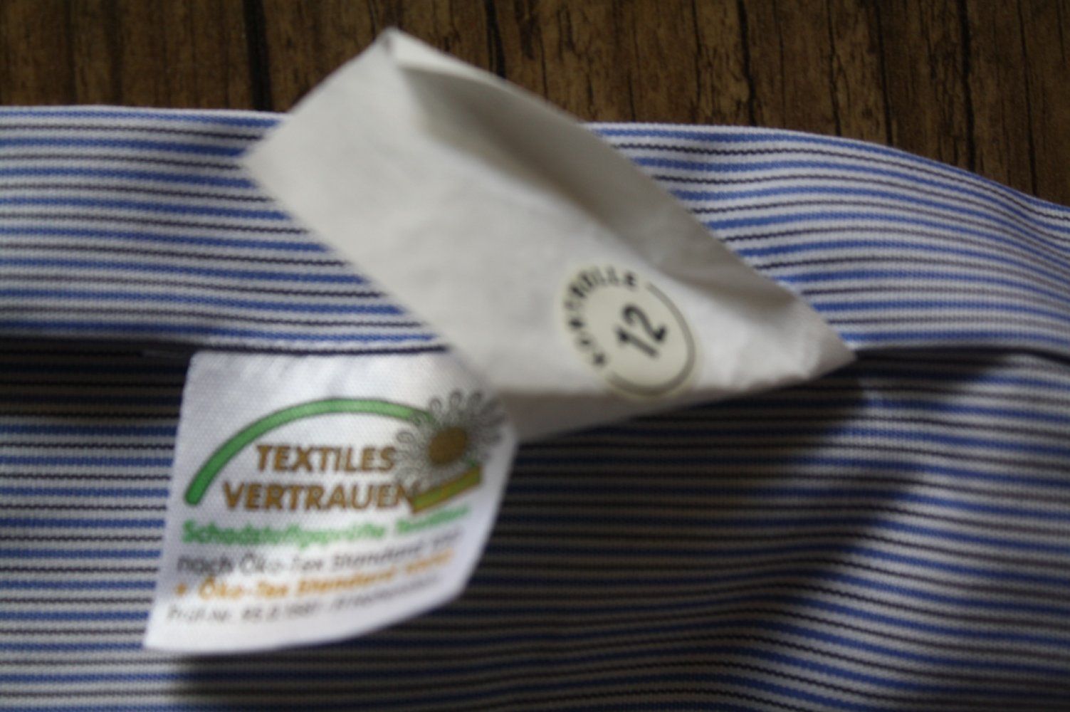 Eterna Herrenhemd Langarm L Vintage Hellblau gestreift neu